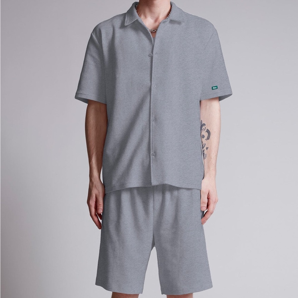 Escape • Ottoman Shirt in Grey Melange
